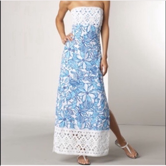 Lilly Pulitzer Dresses & Skirts - Lilly Pulitzer Jubilee Coronado Maxi Dress Blue